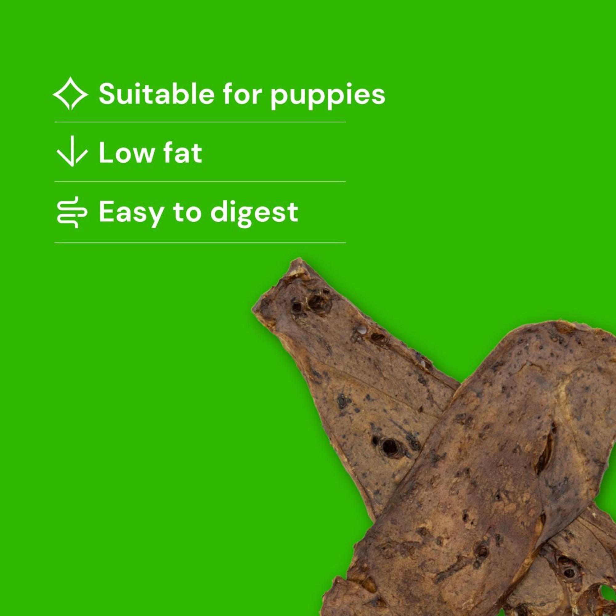 Lamb puff dog treat — suitable for puppies, low fat, easy to digest