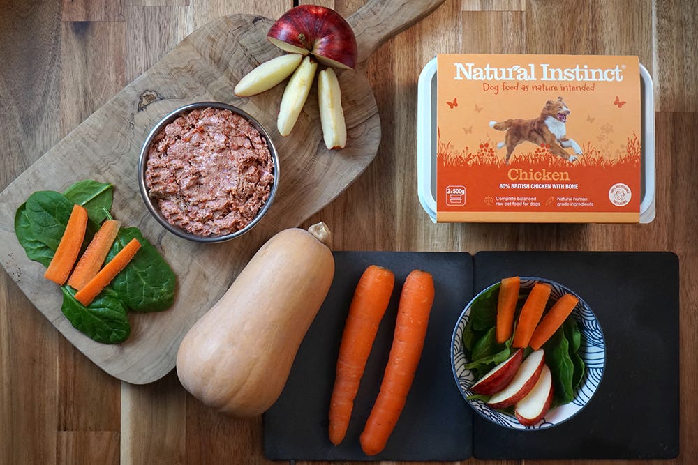 Raw dog food