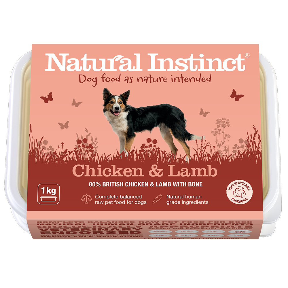 Natural Instinct Raw Chicken & Lamb Dog Food