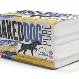 NAKEDDOG Pure Working Dog Kangaroo and Chicken 2x500g