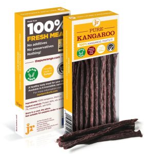 Pack of JR Pet Pure Kangaroo Sticks, 50g, made from 100% kangaroo