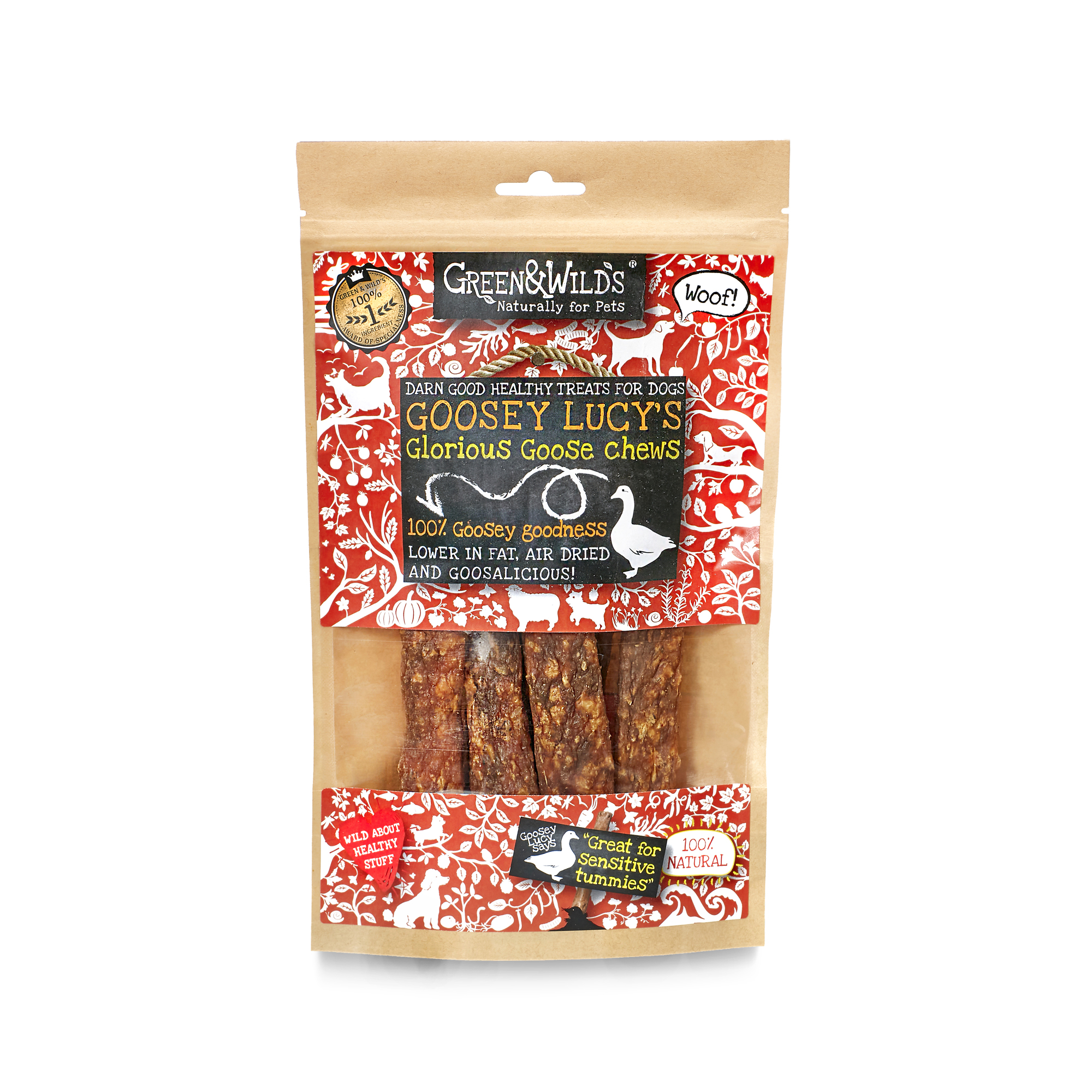Green & Wilds Goosey Lucy's Goose Chews 100g pack