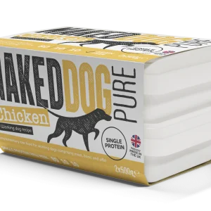 NAKEDDOG Pure Working Dog Chicken 2x500g tub