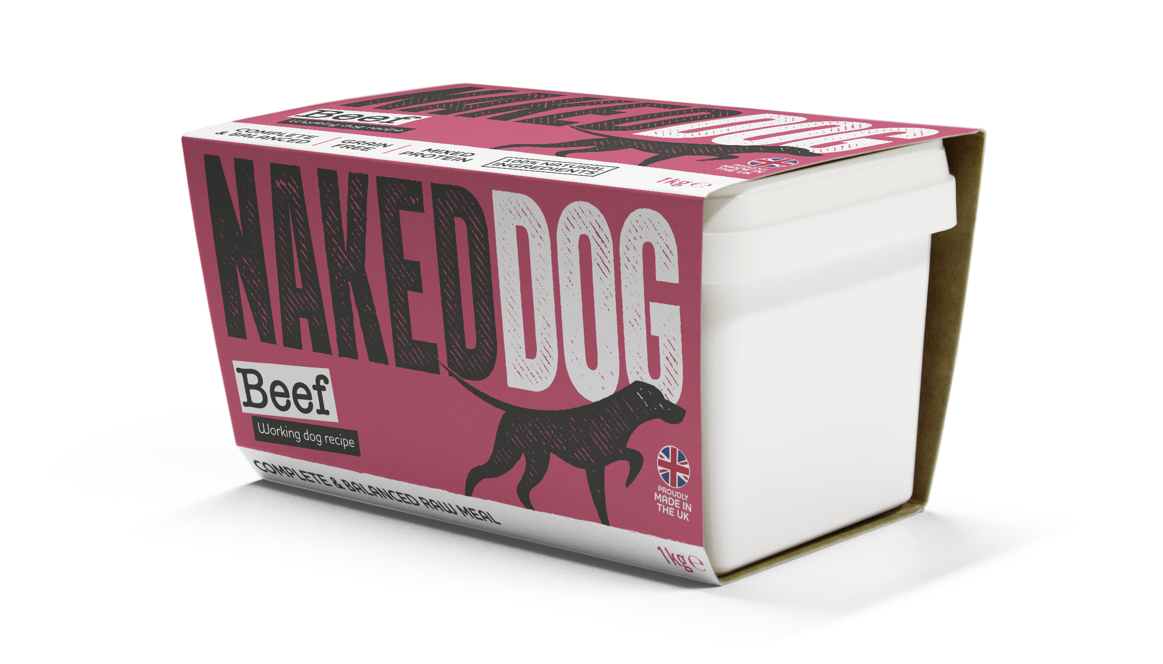NAKEDDOG Original Working Dog Beef 1kg