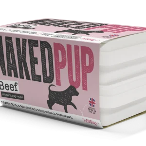 NAKEDPUP Puppy Working Dog Beef 2x500g