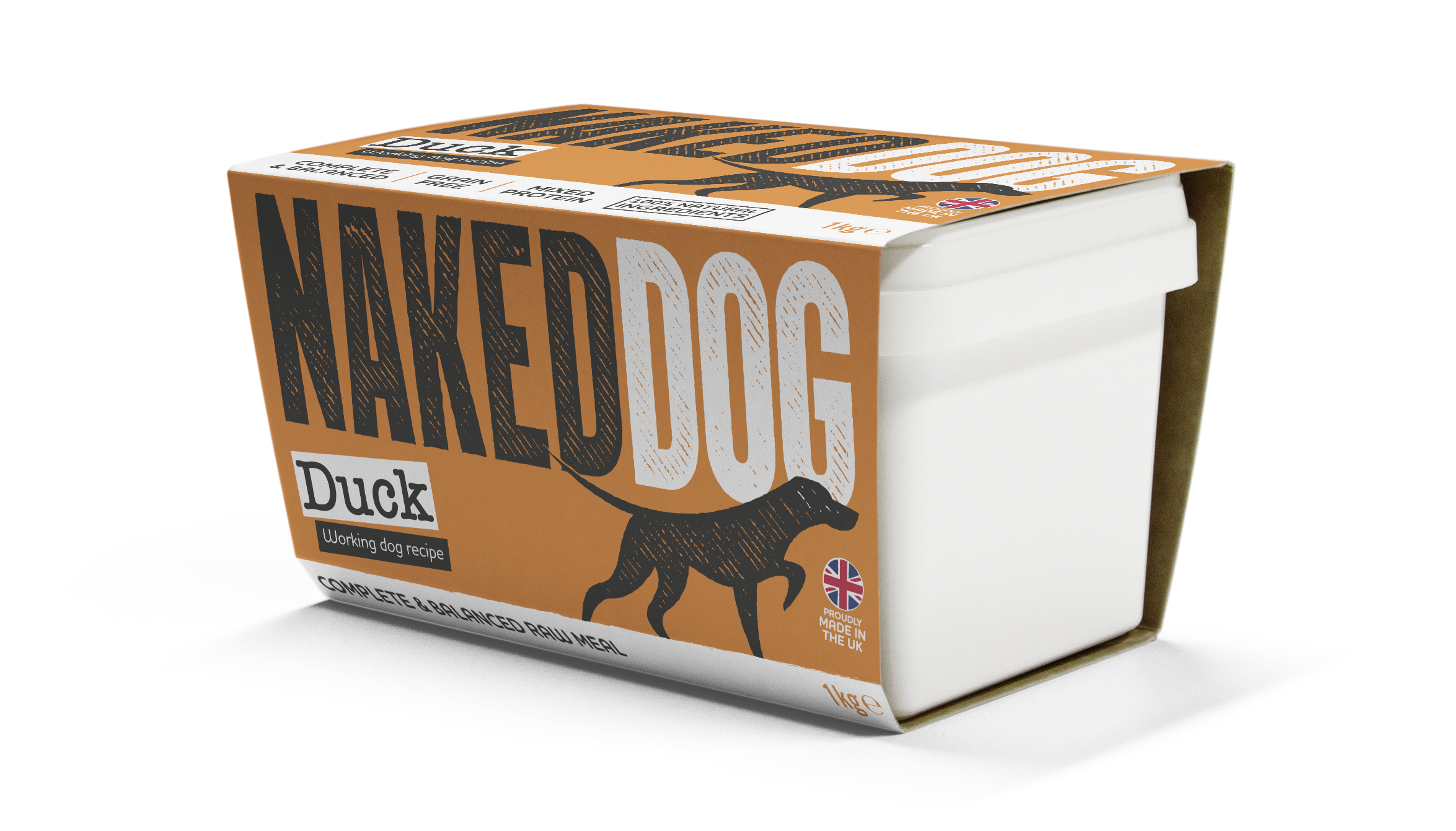 NAKEDDOG Original Working Dog Duck 1kg