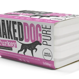 NAKEDDOG Pure Working Dog Turkey 2x500g